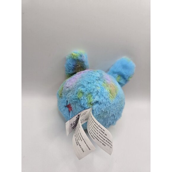 Scentsy Bitty Buddy Plush Bunny Blue Rainbow- Scented - Picture 4 of 5